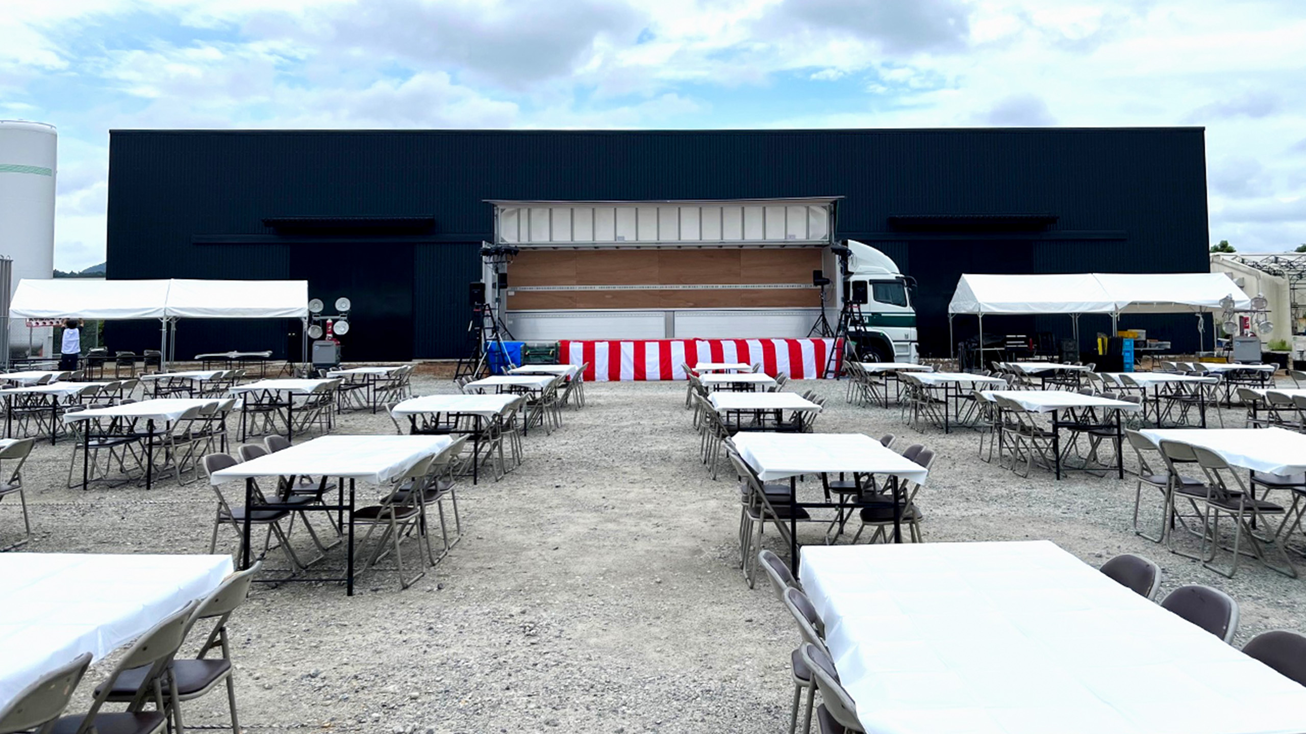写真：イベント設置