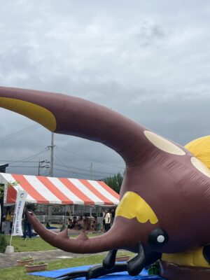 イベント企画の実施例 世界の昆虫フェア①巨大ヘラクレスドーム②世界の昆虫標本展示③生体各5棟モデルハウスの展示④昆虫ヨーヨーすくい ⑤昆虫ハイハイレース⑥昆虫カタカタレース　
